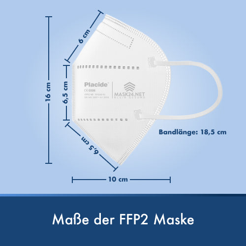 CE-zertifizierte FFP2 Maske in verschiedenen Farben