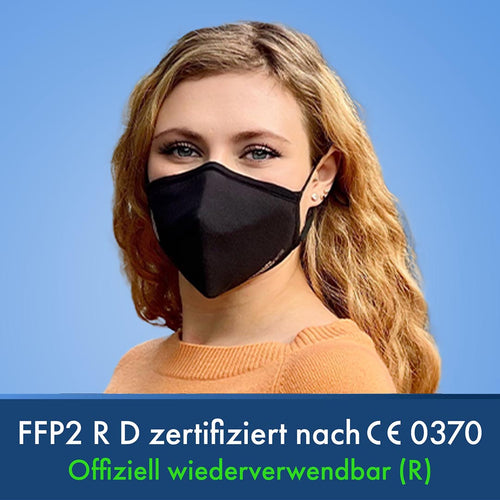NEU: Innovative wiederverwendbare FFP2 RD Maske für hohen Tragekomfort